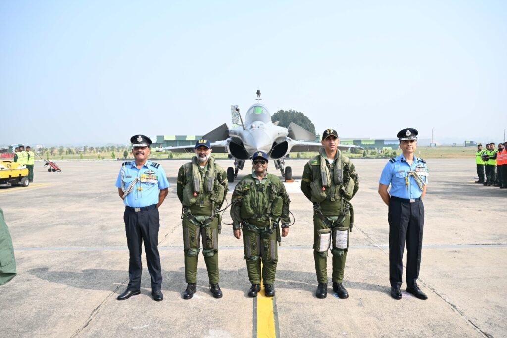 President Droupadi Murmu took a sortie in a Rafale aircraft at Air Force Station, Ambala, Haryana. She is the first President of India to take sortie in two fighter aircrafts of the Indian Air Force. Earlier, she took a sortie in Sukhoi 30 MKI in 2023.